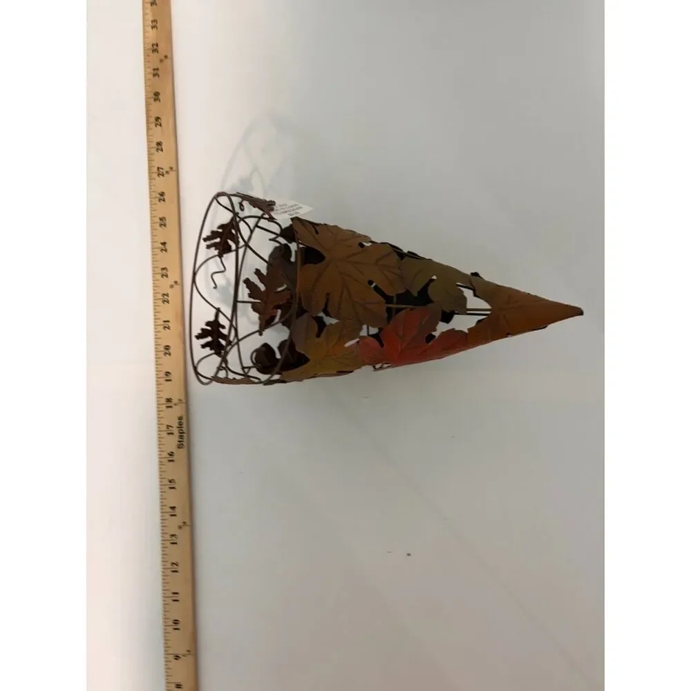 Brown Metal cornucopia